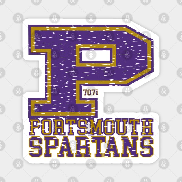 Vintage Portsmouth Spartans Magnet by 7071