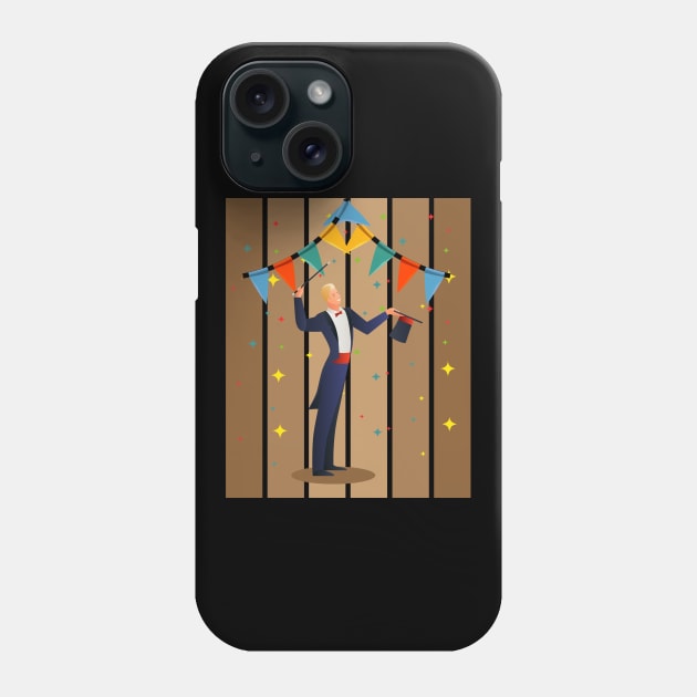 Magician Magician Magic Abracadabra Magical Phone Case by SpruchBastler