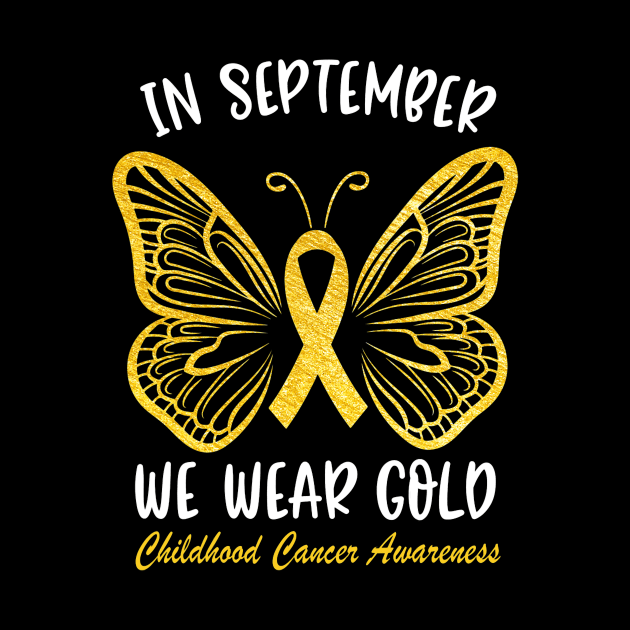 Childhood Cancer Awareness Butterfly by everetto