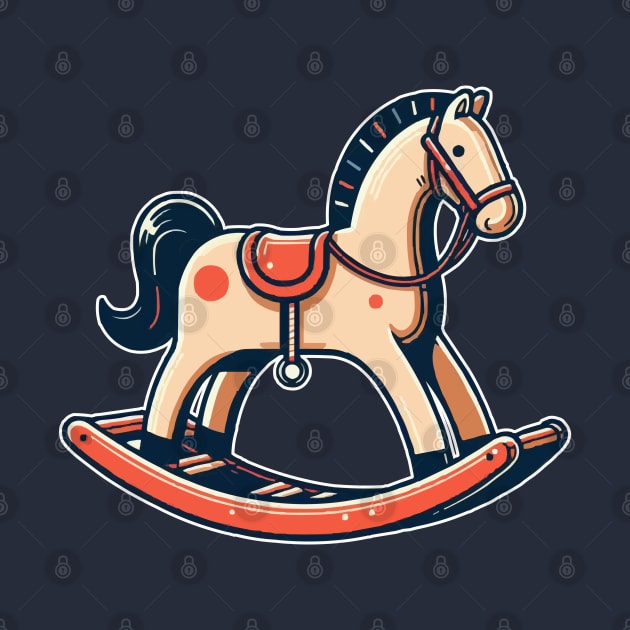 cute rocking horse by fikriamrullah