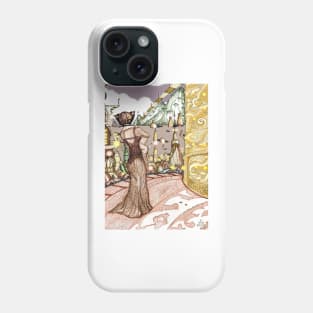 Planet XYZ : Colour version [Pen Drawn Fantasy Figure Illustration] Phone Case