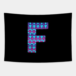 Letter F FROM ROSES Tapestry