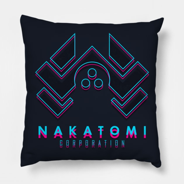 Nakatomi Corporation 80s Pillow by BadBox