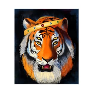 Double Eyed Tiger King Head T-Shirt