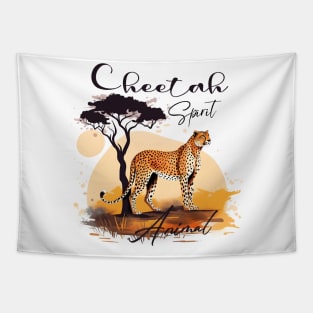 Cheetah Spirit Animal Tapestry