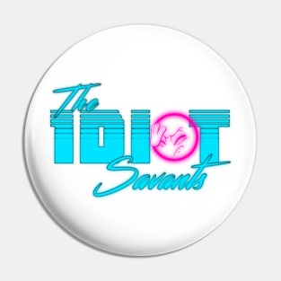 The Idiot Savants Retro Logo Pin