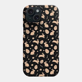 Easter Day Rabbit Egg and Flower Pattern Phone Case