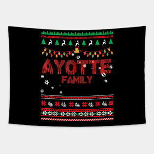 Ayotte Family Christmas, Name Xmas , Merry Christmas, Name , Birthday, Middle name Tapestry