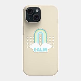 Rainbow Dream Pale Blue Retro Calm Style Phone Case