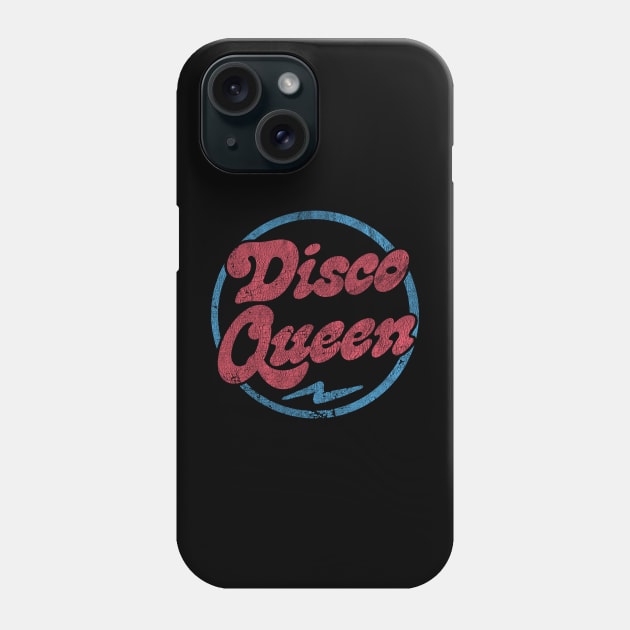 Disco Queen  / Retro Style Typography Design Phone Case by DankFutura