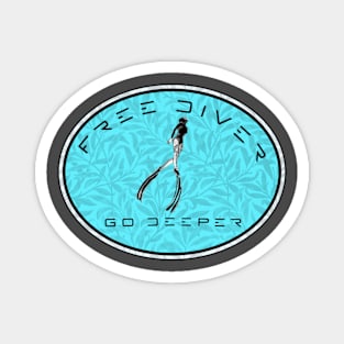 Free Diver Magnet