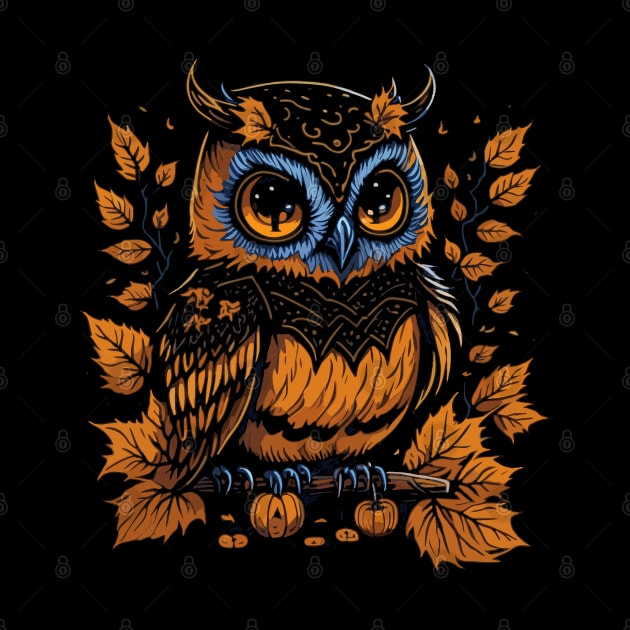 halloween owl by Roshan