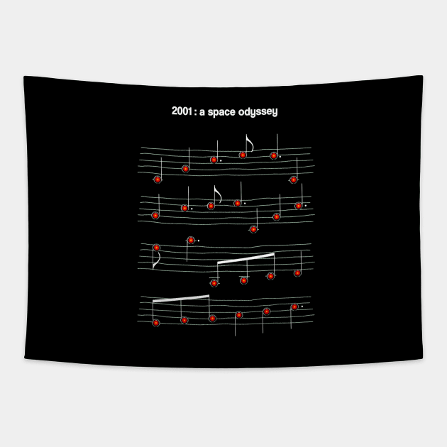 2001 a space odyssey Stanley Kubrick Hal9000 fan art cinema T-Shirt Tapestry by Rozbud