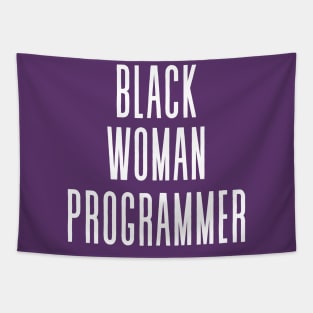 Black Woman Programmer Tapestry