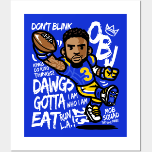 Odell Beckham Jr. Poster Digital Printart Painting Wall 