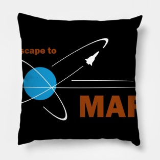 Escape to Mars Pillow