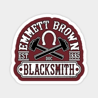 Emmett Brown Blacksmith Magnet