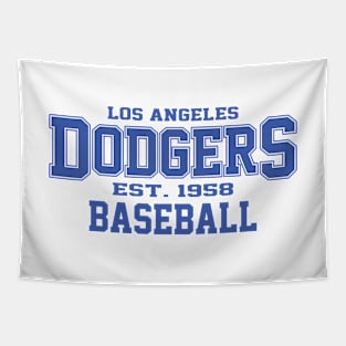 Dodgers Los Angeles Baseball Tapestry