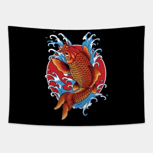 Koi Fish Tapestry