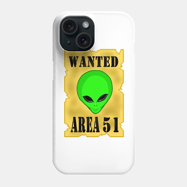 Wanted Alien Phone Case by TheEndDesign