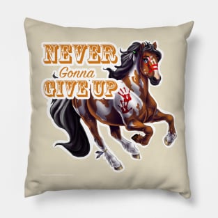 Never Gonna Give Up Pillow