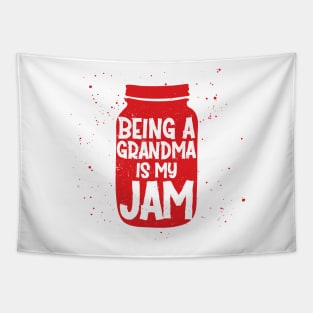 being a grandma is my jam Tapestry