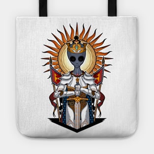 The alien King Arthur - Color Version Tote