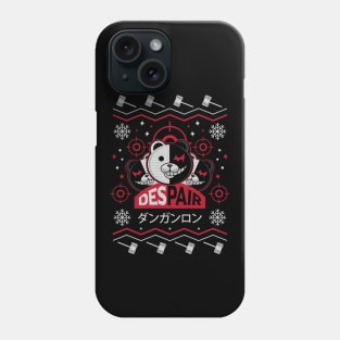 Despair Kuma Ugly Christmas Sweater Phone Case