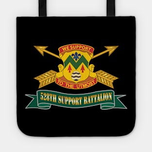 528th Support Battalion w SF Br - Ribbon X 300 Tote