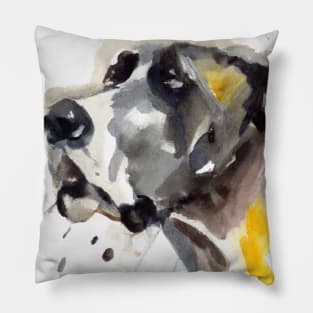 Great Dane Watercolor - Gift For Dog Lovers Pillow