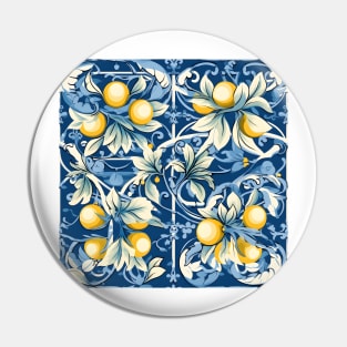 Italian Majolica Tile 24 Pin