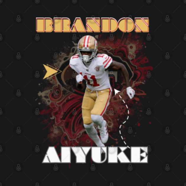 49ers football player Aiyuk Brandon Aiyuk TShirt TeePublic