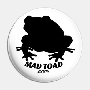 Mad Toad Society - Toad Vibes Black (corner) Pin