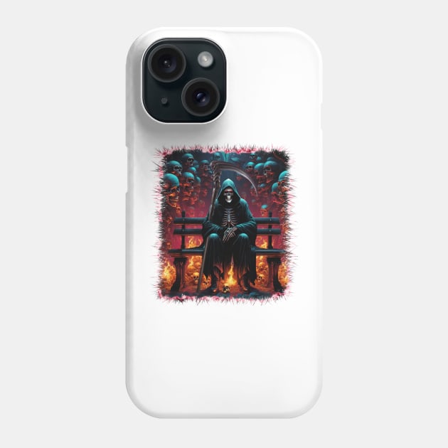 The Grim Reaper Phone Case by GothCardz