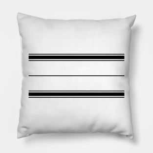 Fulham Retro Home White and Black Hoops 1999 Pillow