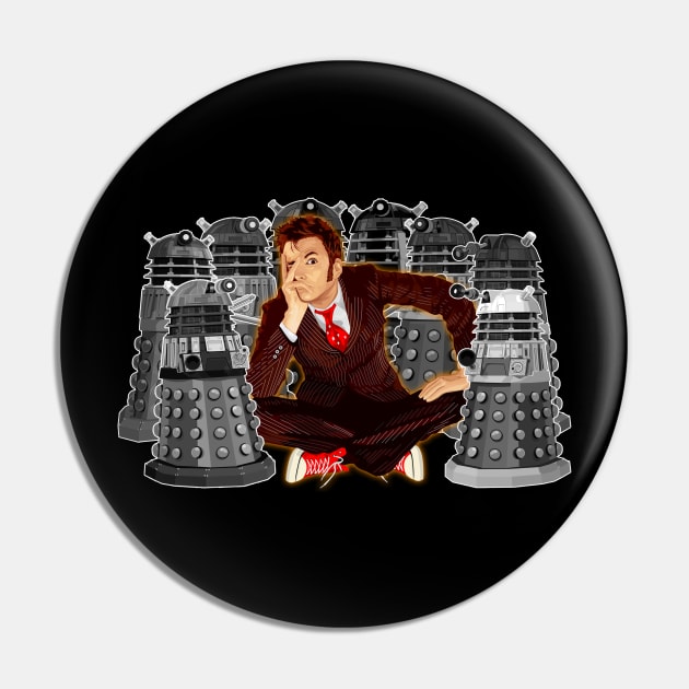 10th Doctor captured by mini dalek Pin by Dezigner007