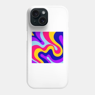 Psychedelic colorful pattern Phone Case