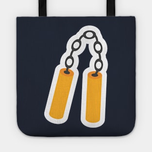 Nunchuks! The weapon of a true martial arts warrior! Tote