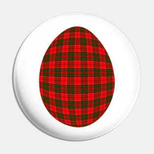 Tartan egg Pin