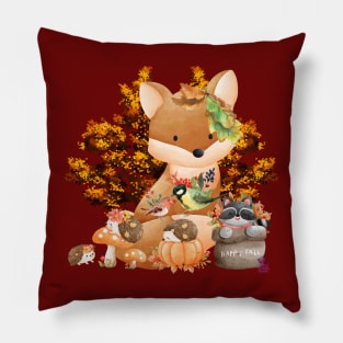 Happy Autumn Pillow