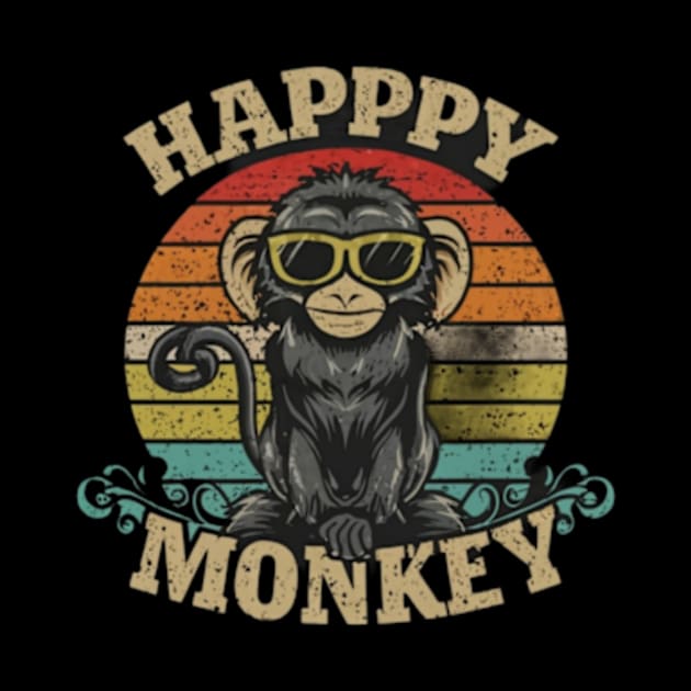 Happy Monkey by TshirtMA