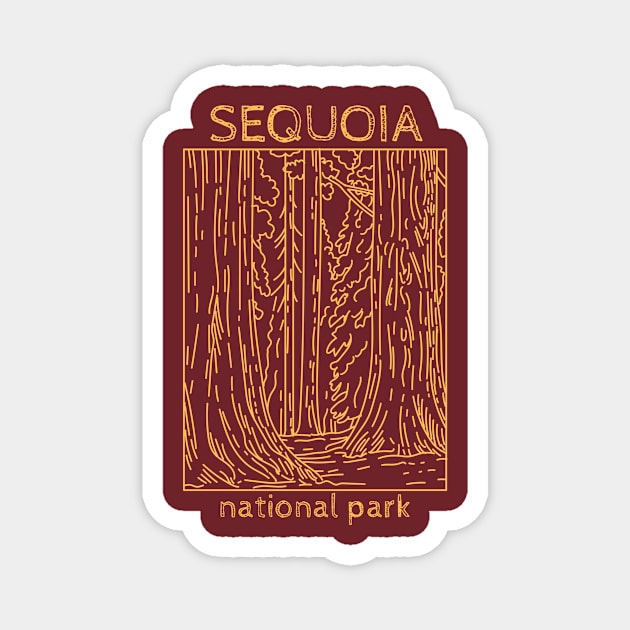 Sequoia National Park Magnet by soulfulprintss8