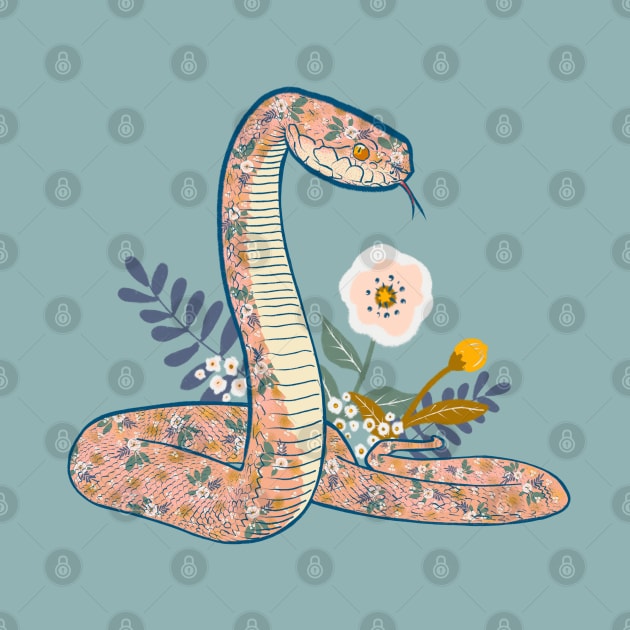 Floral snake by Mimie20