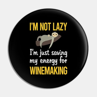 Saving Energy For Winemaking Winemaker Pin