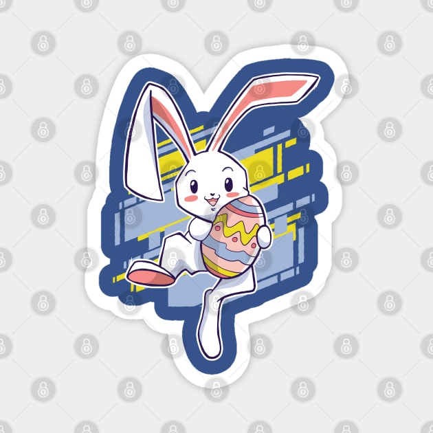 Easter Bunny Magnet by MajorCompany