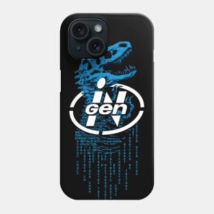 InGen DNA Code Skeleton T-Rex Phone Case