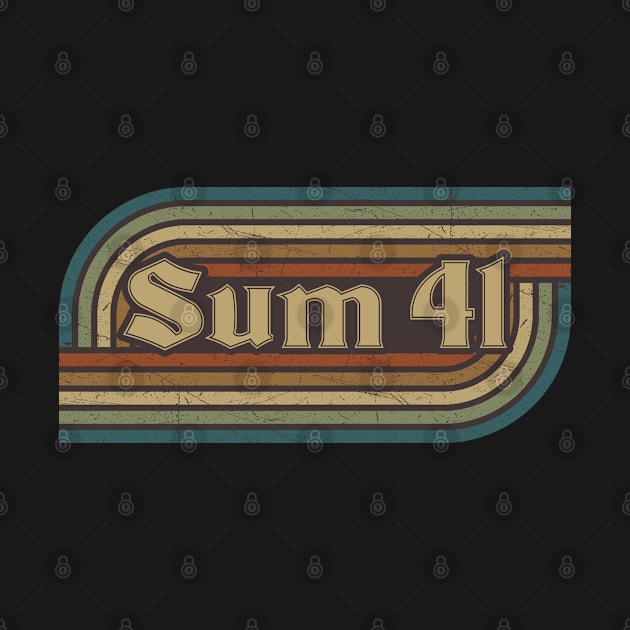 Sum 41 Vintage Stripes by paintallday