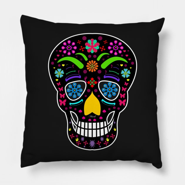 horror Pillow by MARK ASHKENAZI