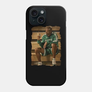 Ray Allen Sitting with an iced coffee Phone Case