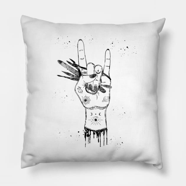 Nail Salon Art Pillow by erzebeth